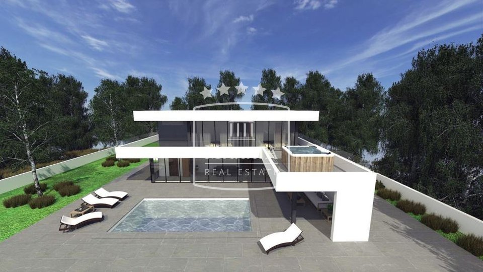 Zemunik Gornji - Luxury villa with a pool; new building! 630000€