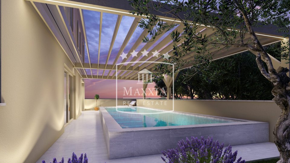 NIN - NEW Modern villa with a pool 1st row to sea! Newly-built! €1.500,000