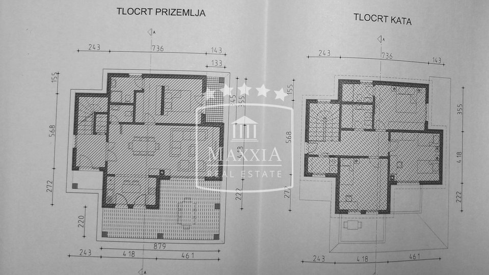 Rtina - building plot, permit approx. 70m to the sea! €165000