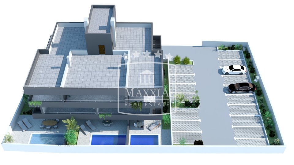 Nin - NEW BUILDING sea view, pool! 399000€