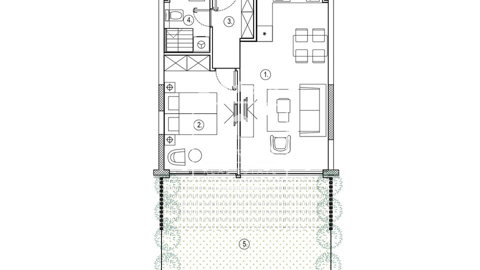Apartmán, 47 m2, Prodej, Sukošan