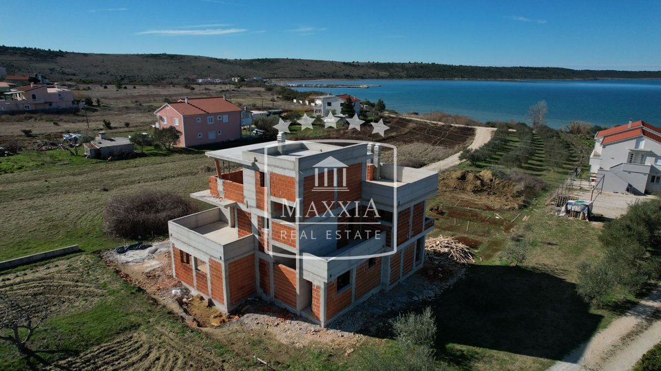 Ljubač - luxurious villa with a pool, open sea view! 600000€