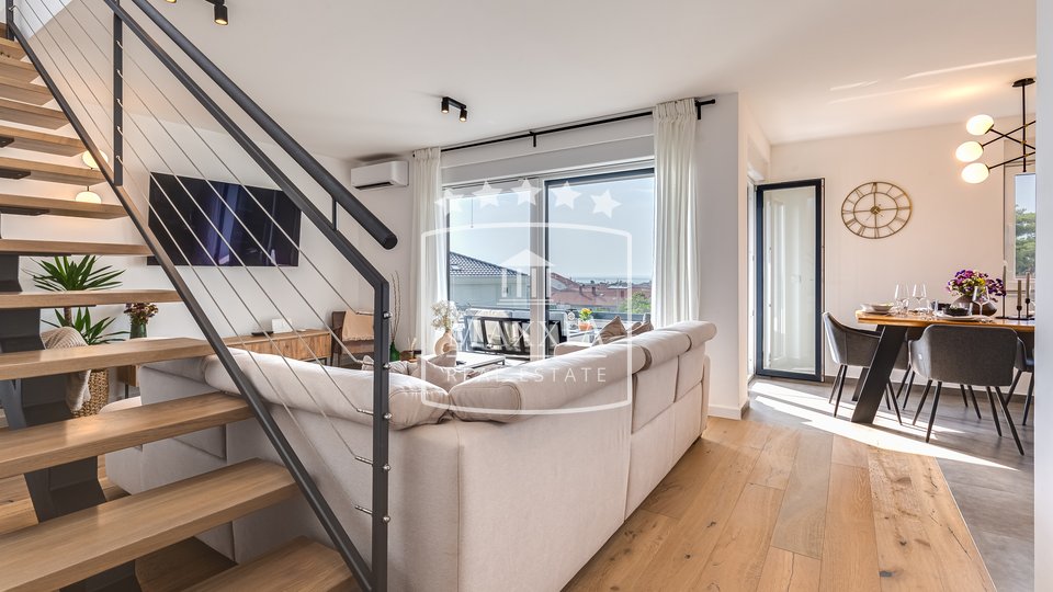 Diklo - luxuriöse Wohnung von 113m2 mit Dachterrasse, Aussicht! 530.000 €