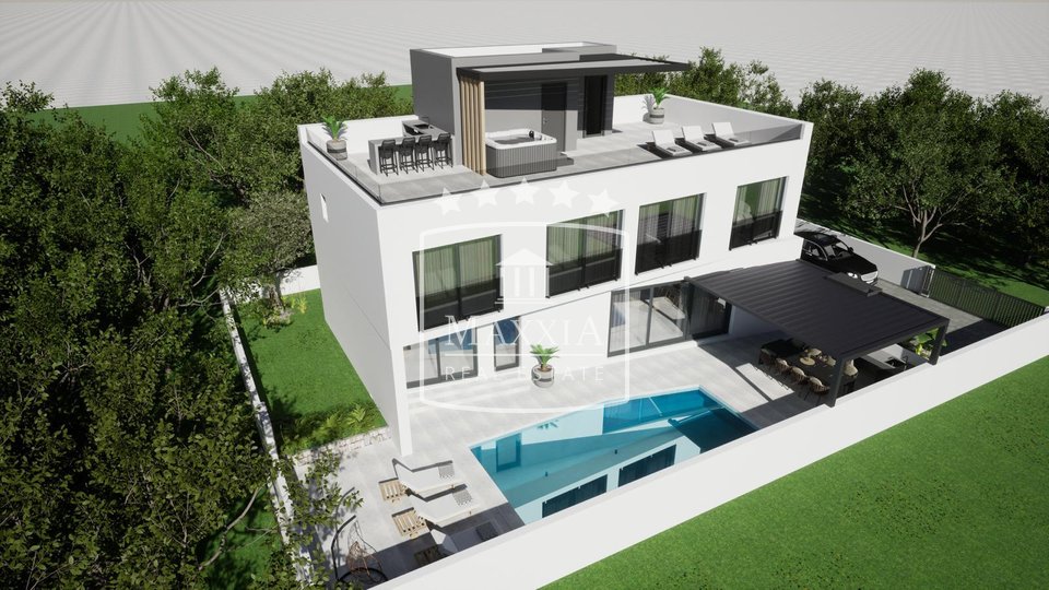 Rovanjska - villa newly-built pool 70m away from sea! 950000€