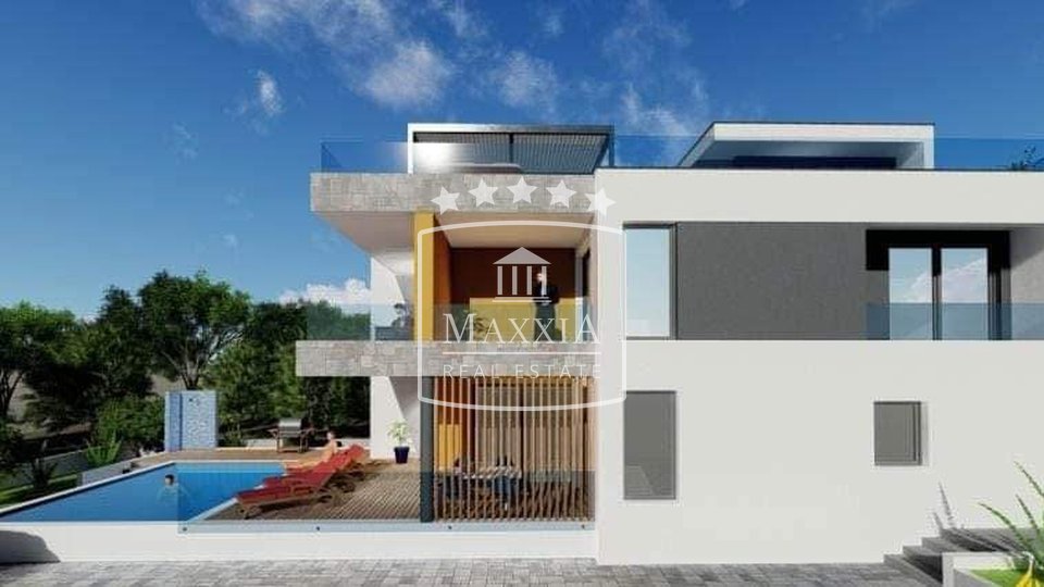 Rtina - Modern villa of 192m2 brand new construction! Sea view!! 750000€