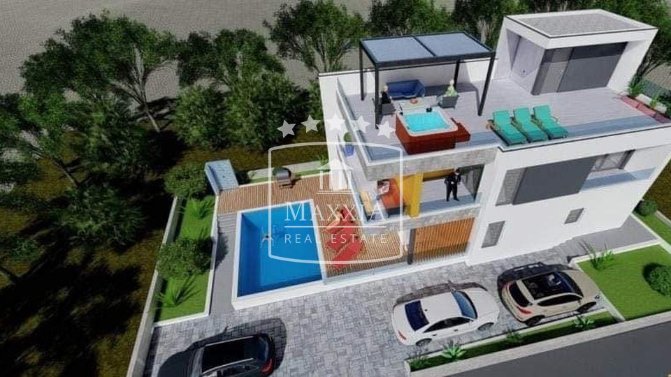 Rtina - Moderna vila 192m2 novogradnja! Pogled more!! 750000€