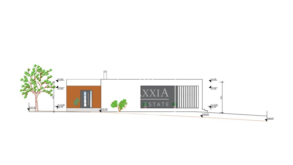 Ninski stanovi - Baugrundstück von 780m2 mit Projekt! 90.000€