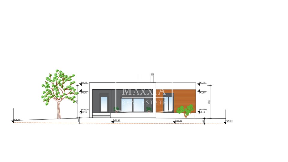 Ninski stanovi - Baugrundstück von 780m2 mit Projekt! 90.000€