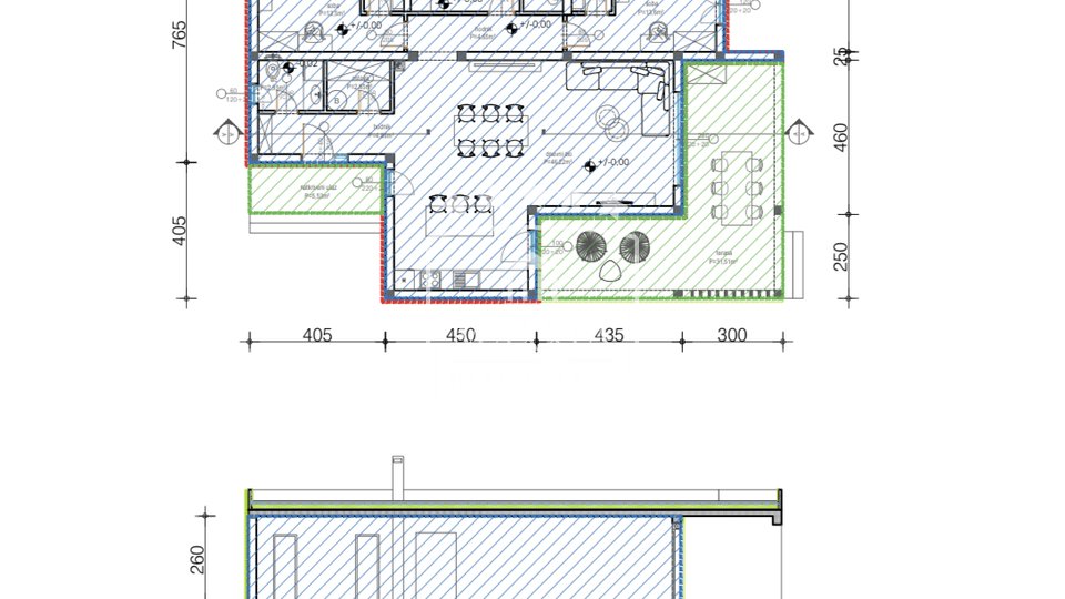 Ninski stanovi - Baugrundstück von 780m2 mit Projekt! 90.000€