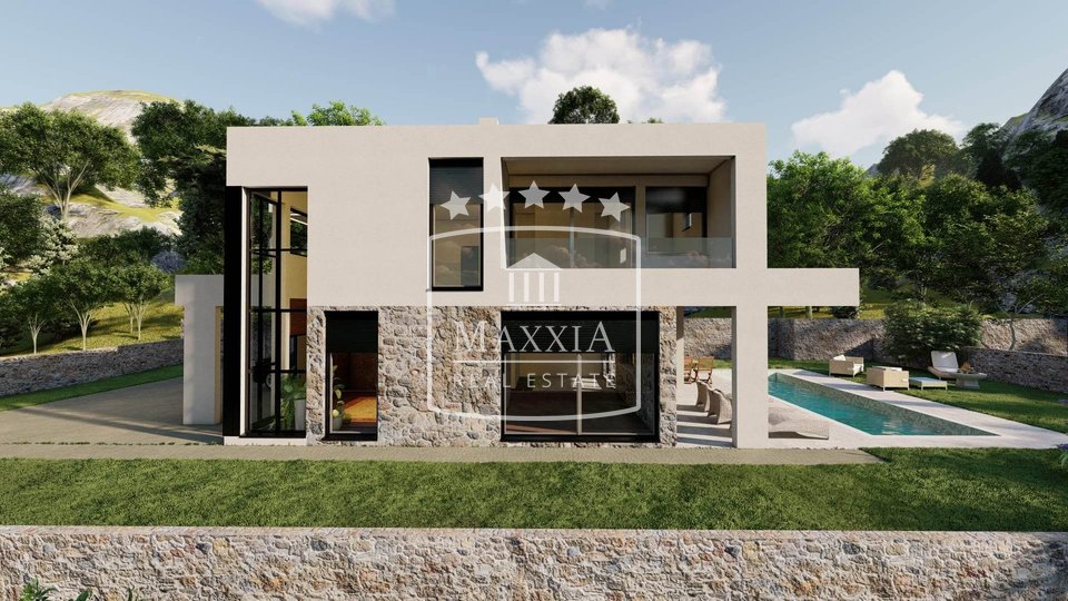 Starigrad Paklenica - Luxusvilla mit Swimmingpool, Meerblick! 780000€