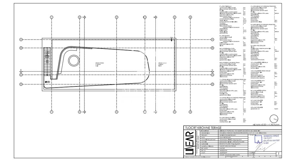 Nin - building plot of 1003m2, first row to the sea, with a project! PRICE ON REQUEST