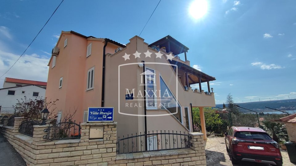 Kruševo - house of great construction quality with a big garden and an open sea view! 430000€