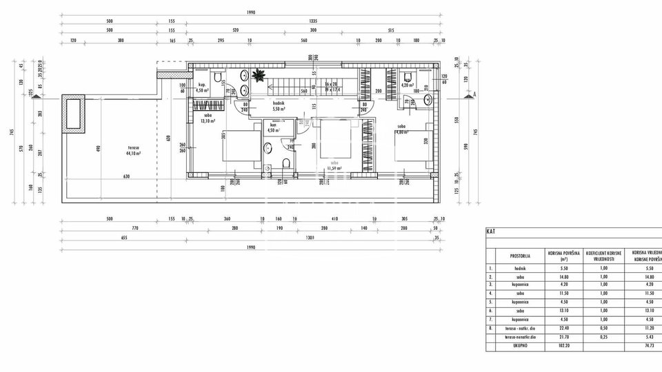 Diklo - vrhunska villa 330m2 sa bazenom pogled more! 1590000€